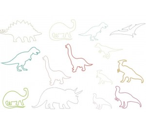 Stickserie - Dinos Doodle